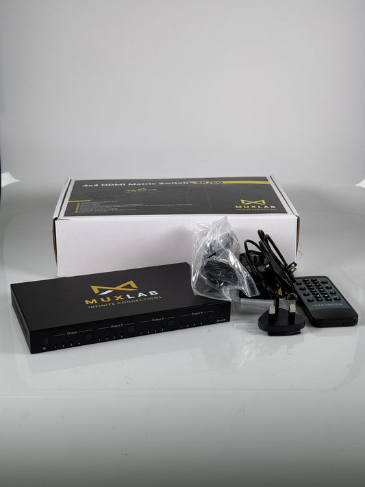 Muxlab 100508 4x4 Hdmi Matrix Switch 4k/60