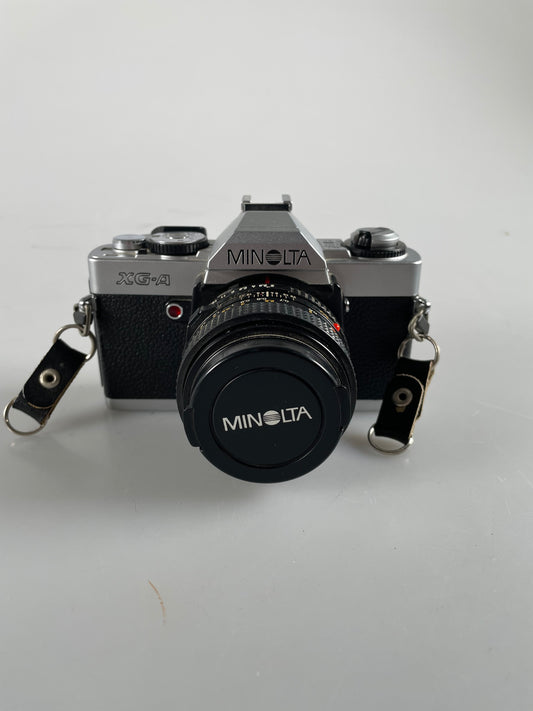 Minolta XG-7 A 35mm SLR Film Camera Body MD MC SR w/ 50mm f2 kit