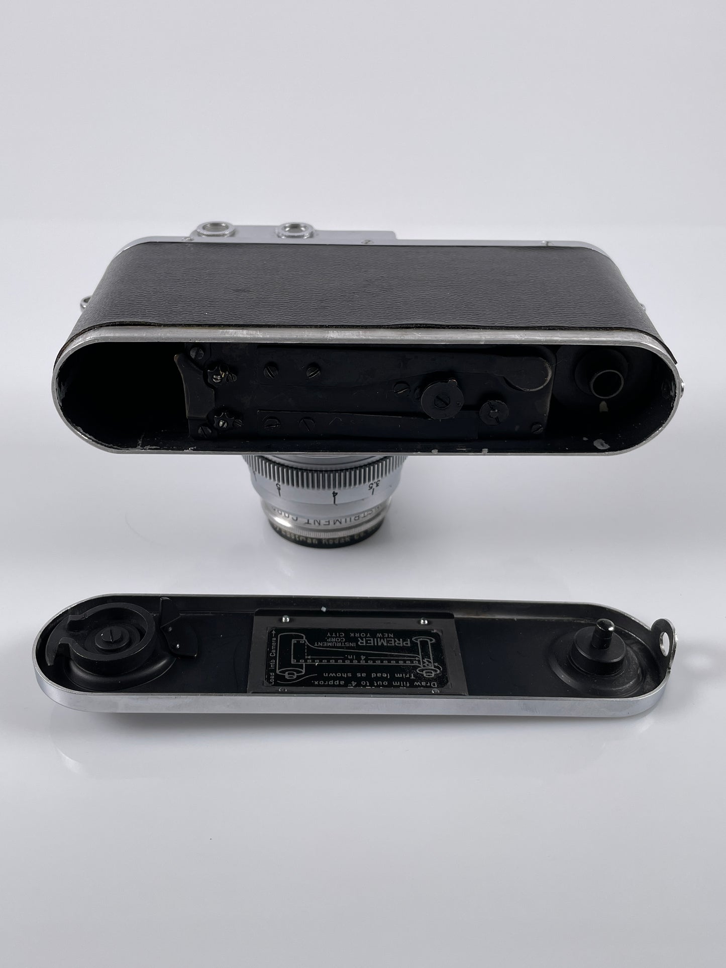 Kardon Rangefinder 35mm Film Camera PH-629 signal corp US Army Kodak Ektar 47mm f2