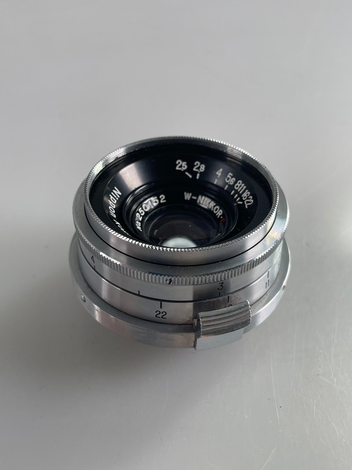 Nikon W Nikkor C Nippon Kogaku 3.5cm 35mm f2.5 Rangefinder lens