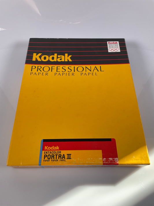 Kodak Ektacolor Portra II Color Printing Paper 100 Sheets 8x10 Sealed 2839