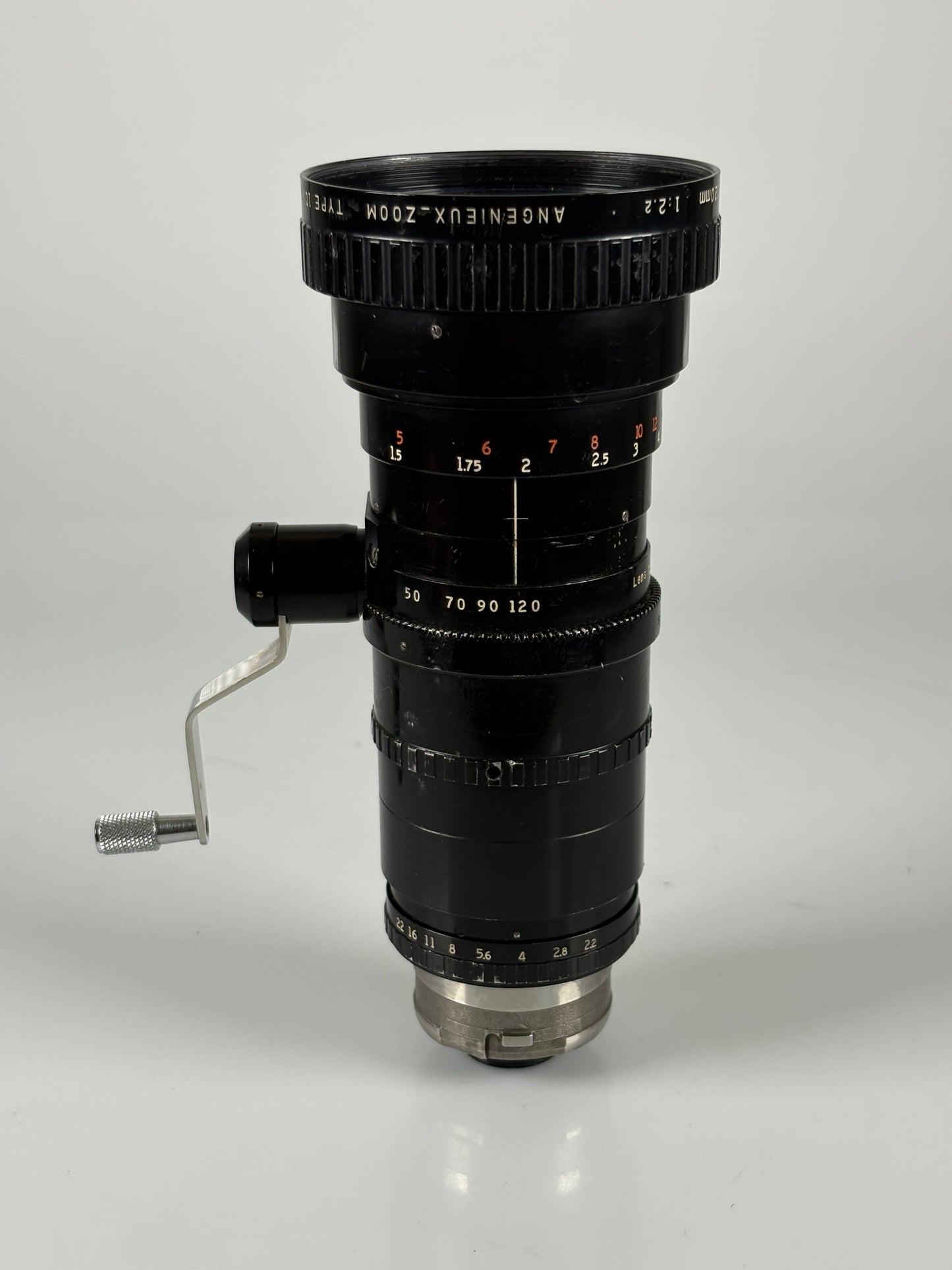 ANGENIEUX 12-120mm F2.2 16mm Arri arriflex B Zoom Lens Type 10x12B