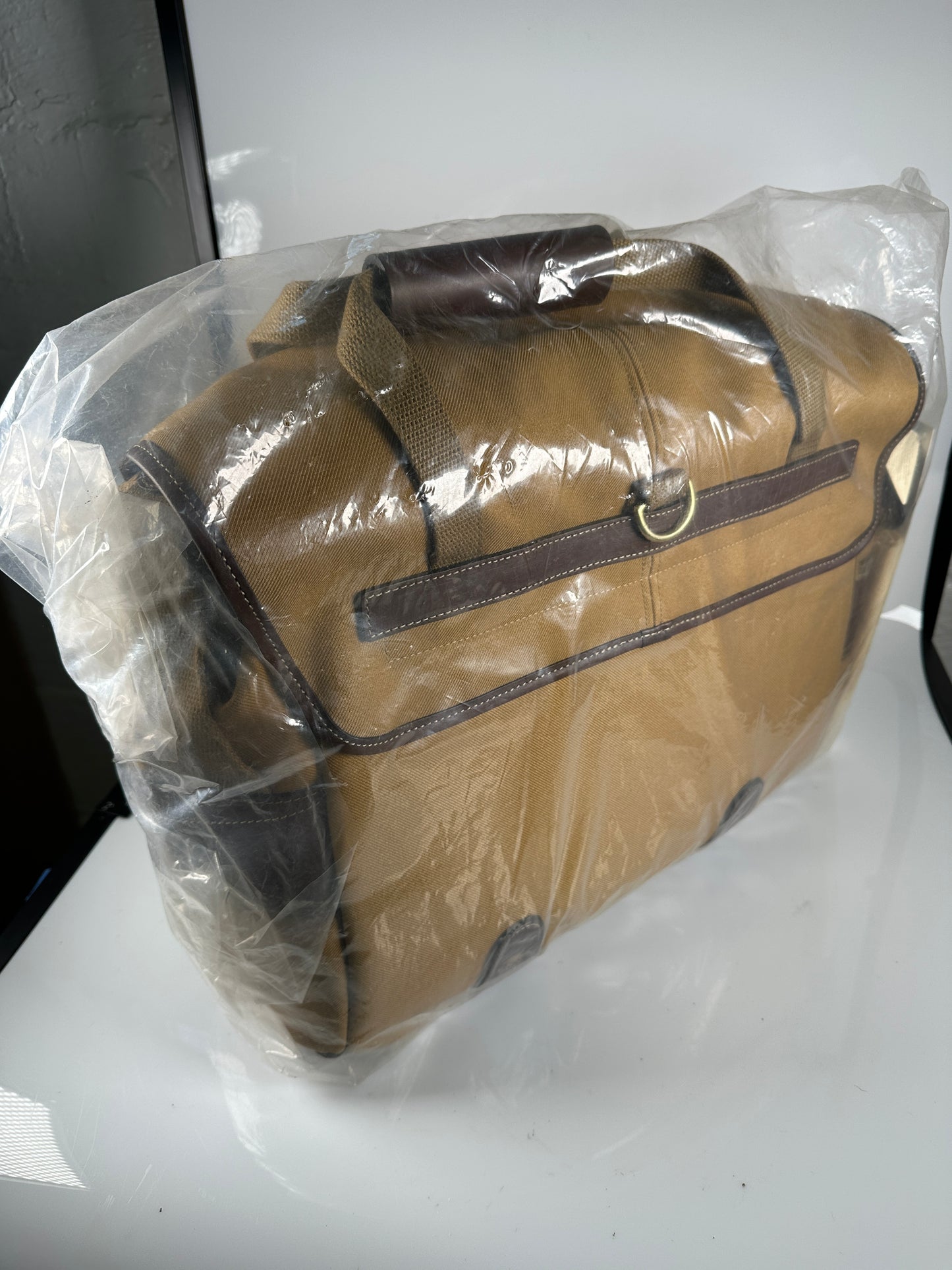 Billingham 307 camera bag EXCELLENT Khaki Fibrenyte canvas, leather 307L