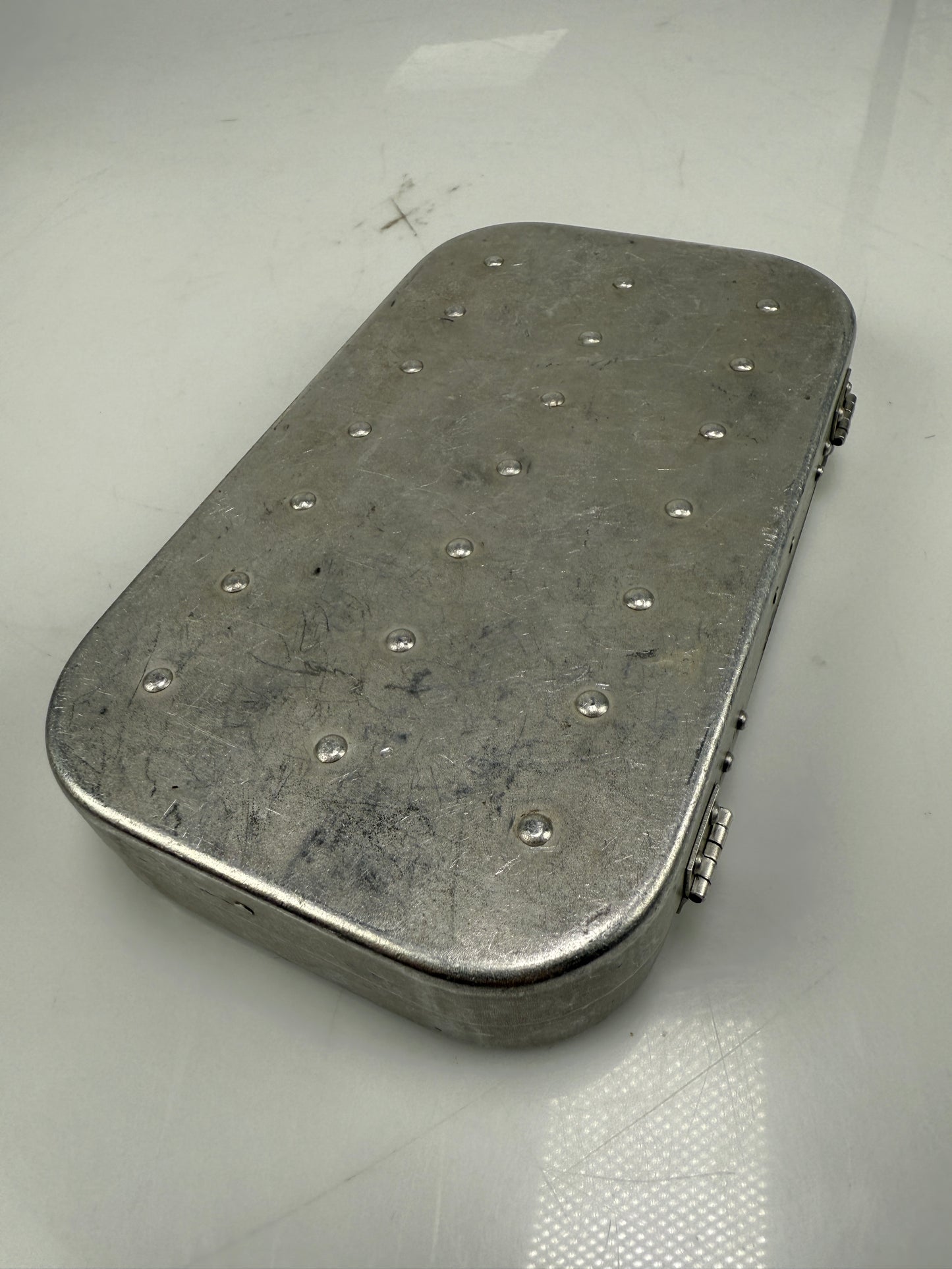 NICE! Vintage WEBER FLY BOX With hand Tied Flies