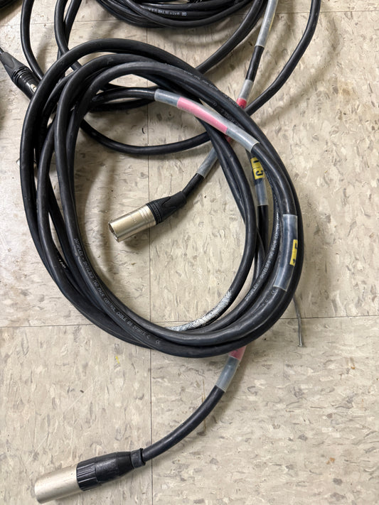 Lot of 50 XLR 5 Pin Male to XLR 5 Pin Female DMX Lighting Cable