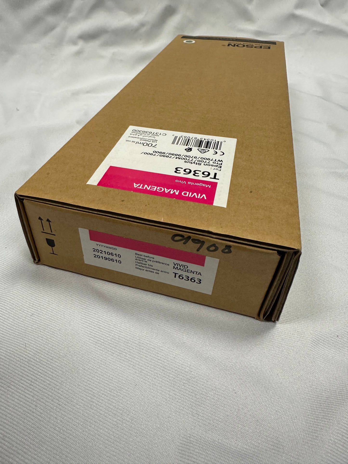 Genuine Epson T6363 Vivid Magenta Ink 700ml Stylus Pro 7890 New Exp 2021