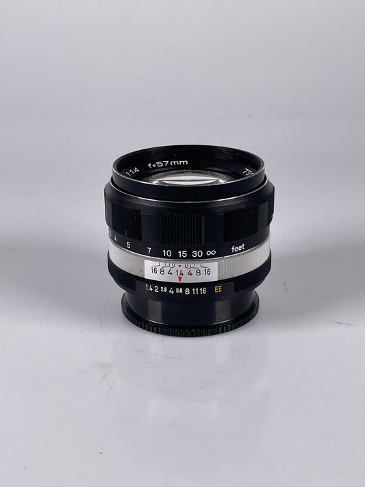 Konica Hexanon AR 57mm f1.4 Standard MF Lens AR Mount