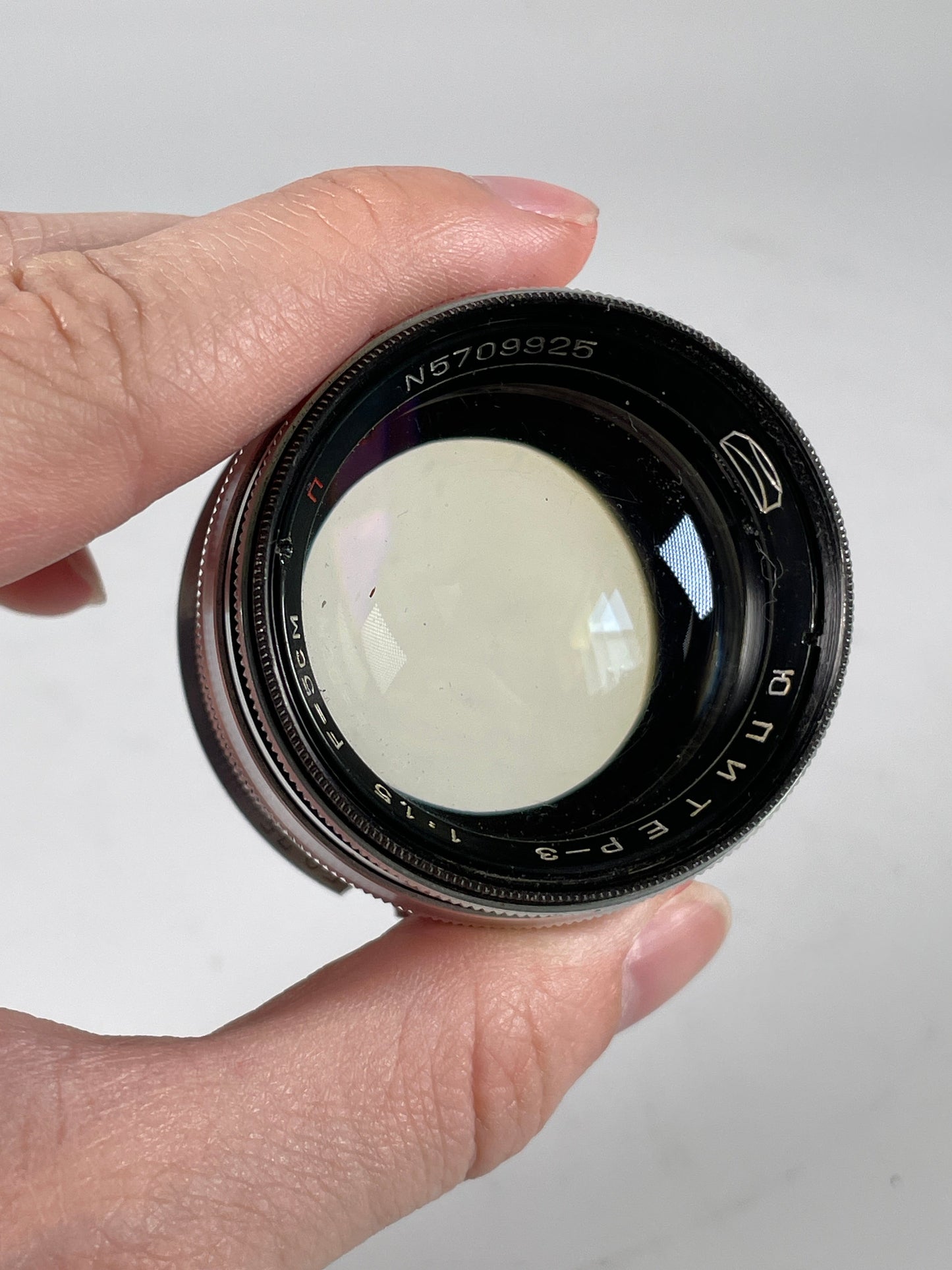 Russian Jupiter-3 5cm 50mm f1.5 Red P Lens FED Zorki Leica L39 LTM