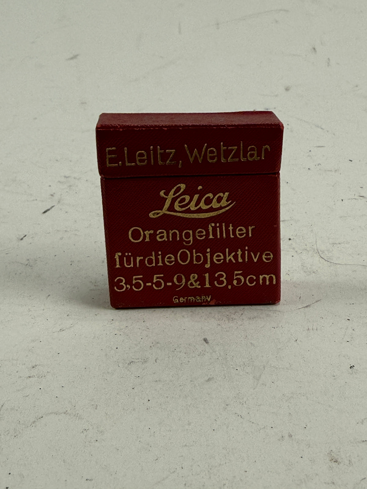 Leica A36 black Orange Contrast Camera Lens Filter - 36mm Or