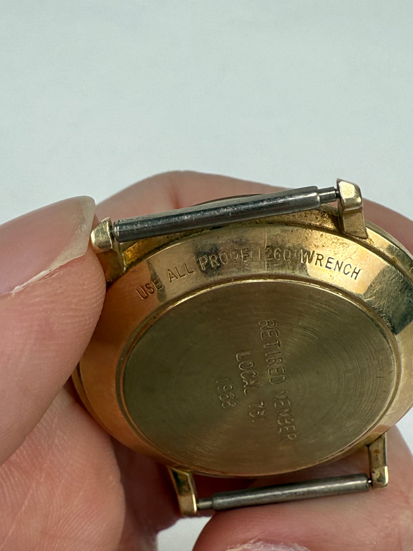 Vintage LeCoultre Manual wind 34mm Watch 10K gold filled 1960s