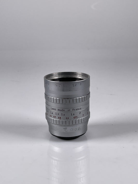 B&H Angenieux 3 Inch 75mm F2.5 C Mount Lens Camera Adapt M4/3 BMPCC Bolex