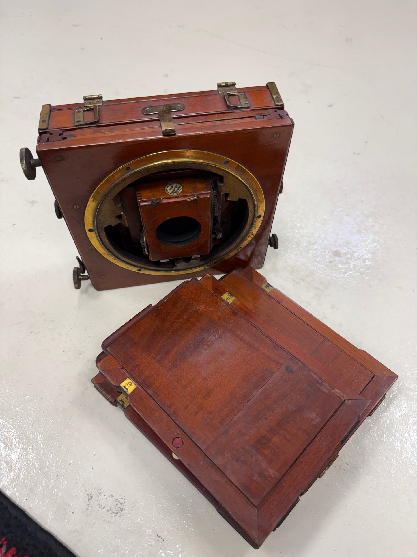 Houghton Tropical Triple Victo PLATE Large format CAMERA with holders