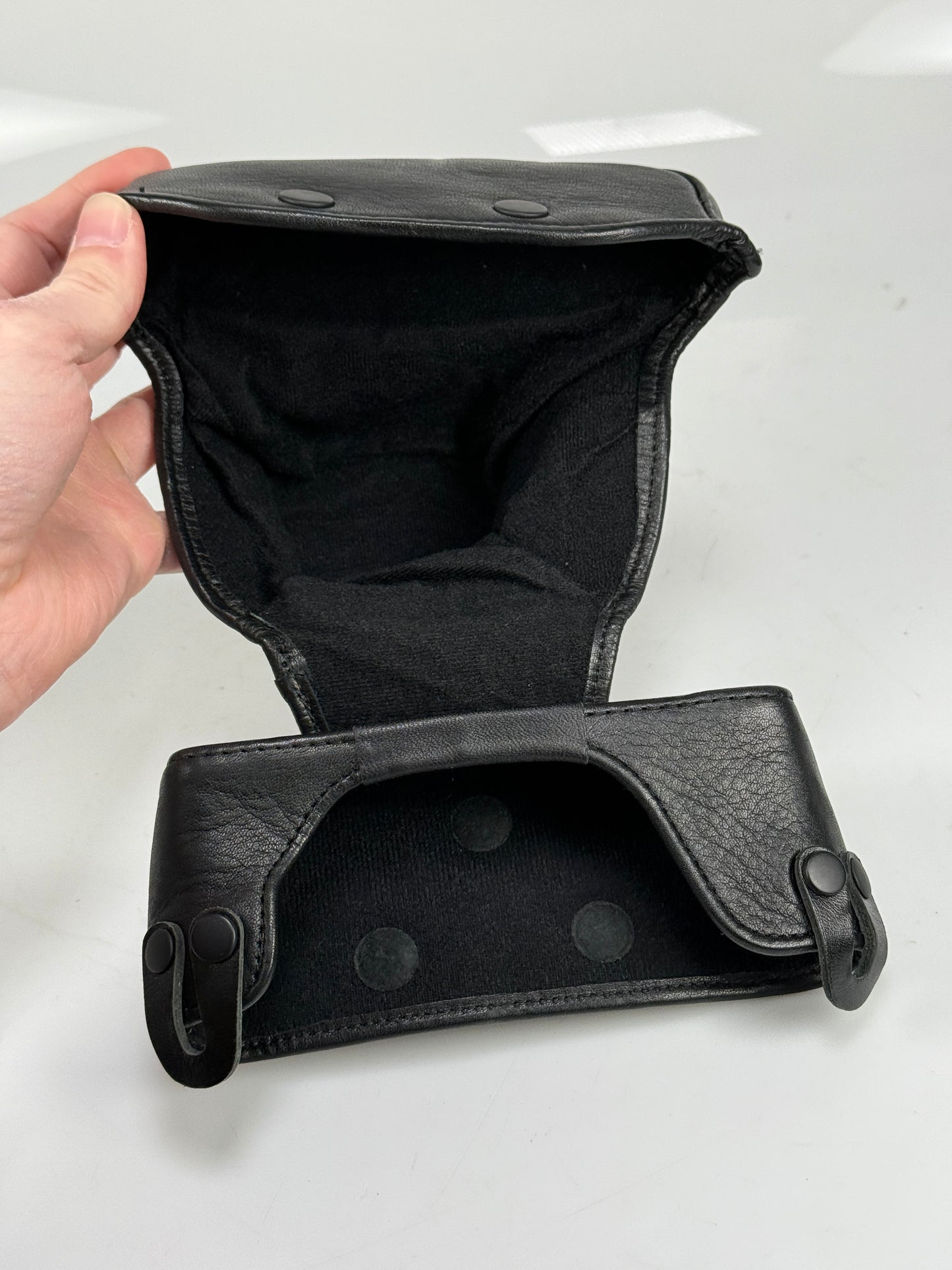 Konica HEXAR RF Leather Black Camera Case Genuine