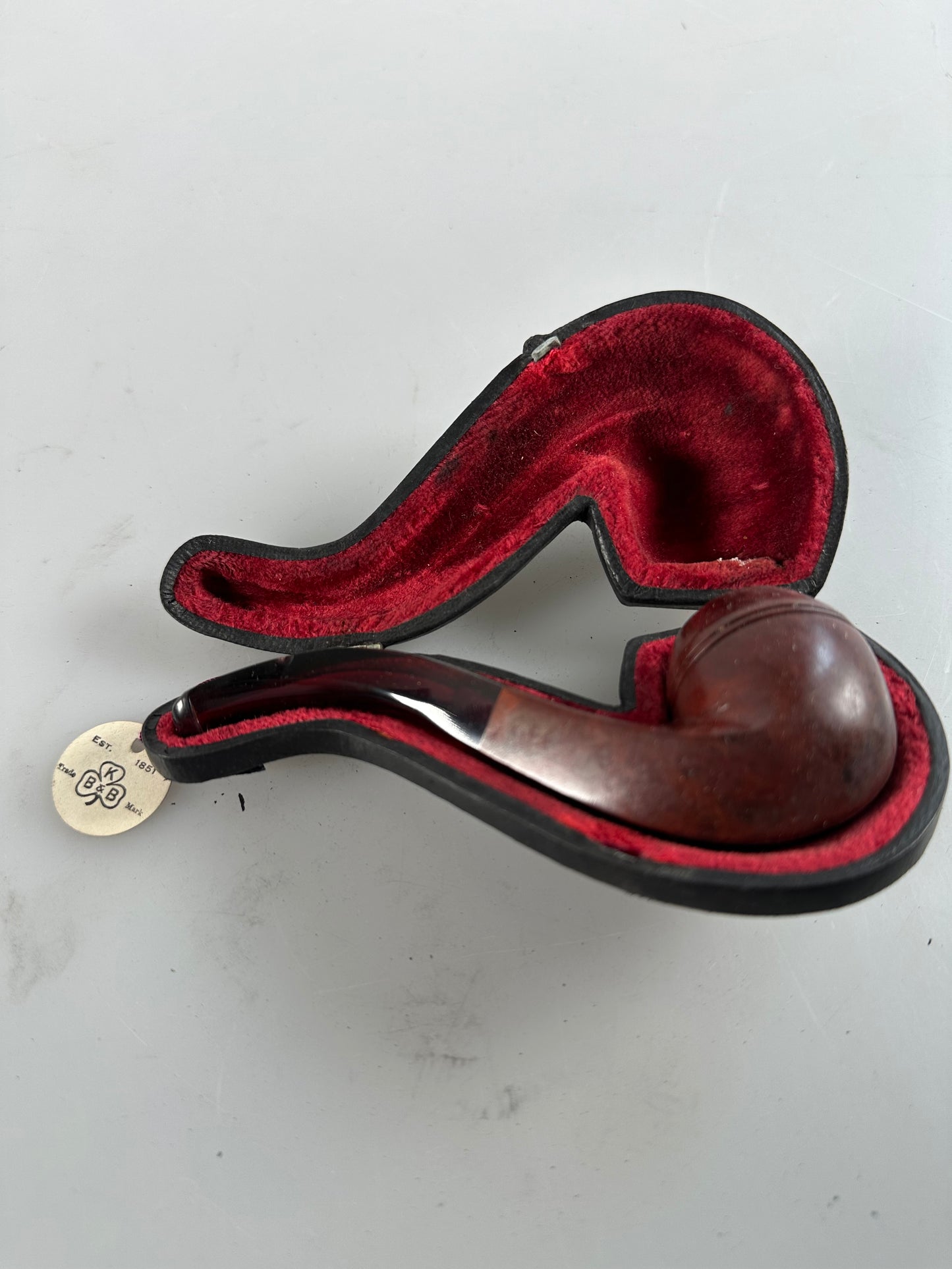 KBB Blue Line Bakelite Pipe, Unsmoked French Briar