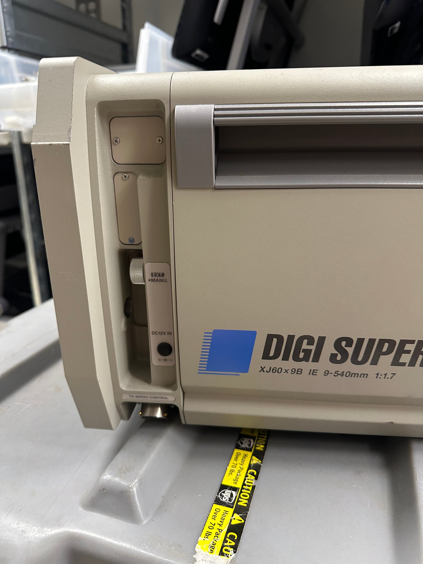Canon Digi Super 60XS XJ60x9B IE 9-540mm f1.7 TV Lens HD w/ 2 SMJ-E01 modules