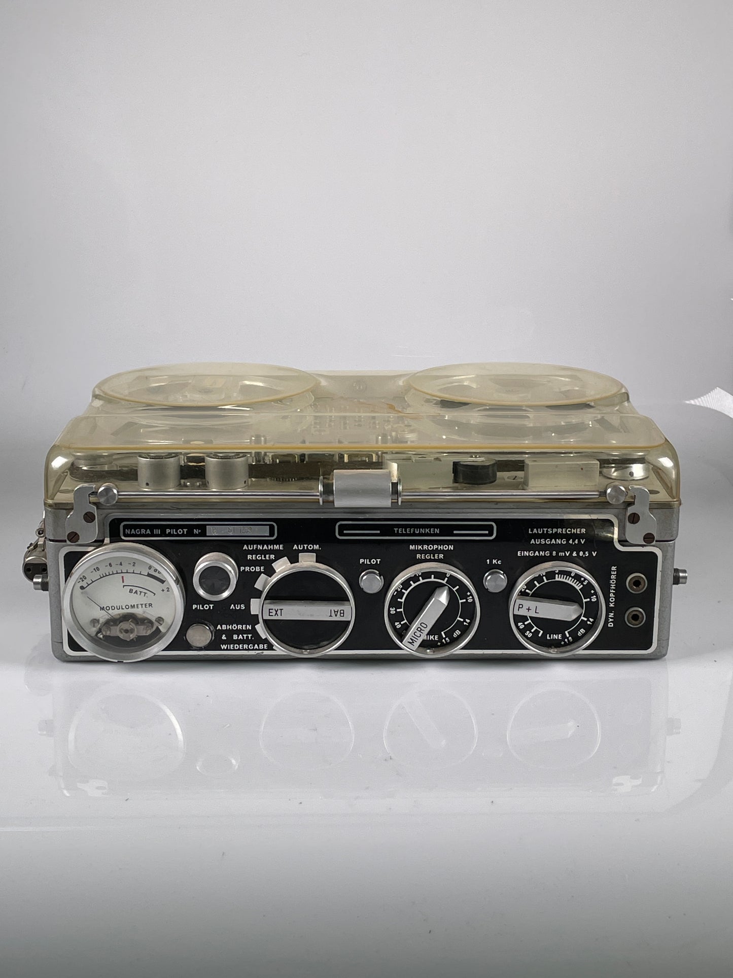Kudelski Nagra III Pilot N Reel to reel field tape recorder RARE