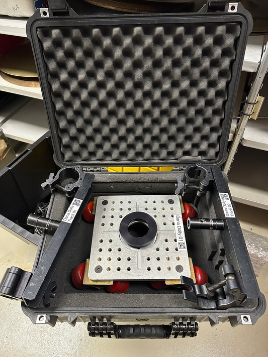 Modern Studios Dolly slider with pelican 1500 Travel Case