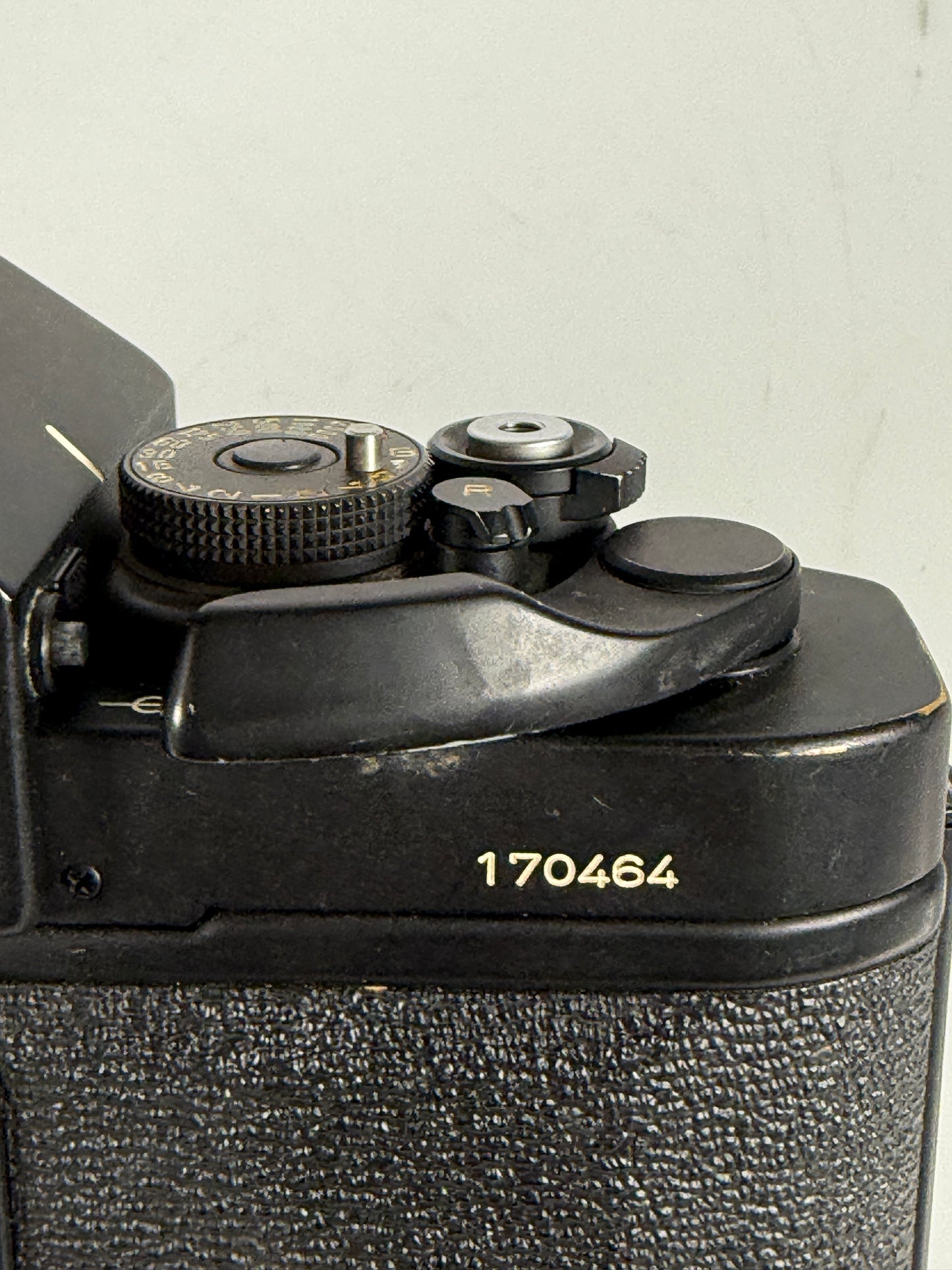 Canon F-1 New 35mm SLR Film Camera black Body with battery