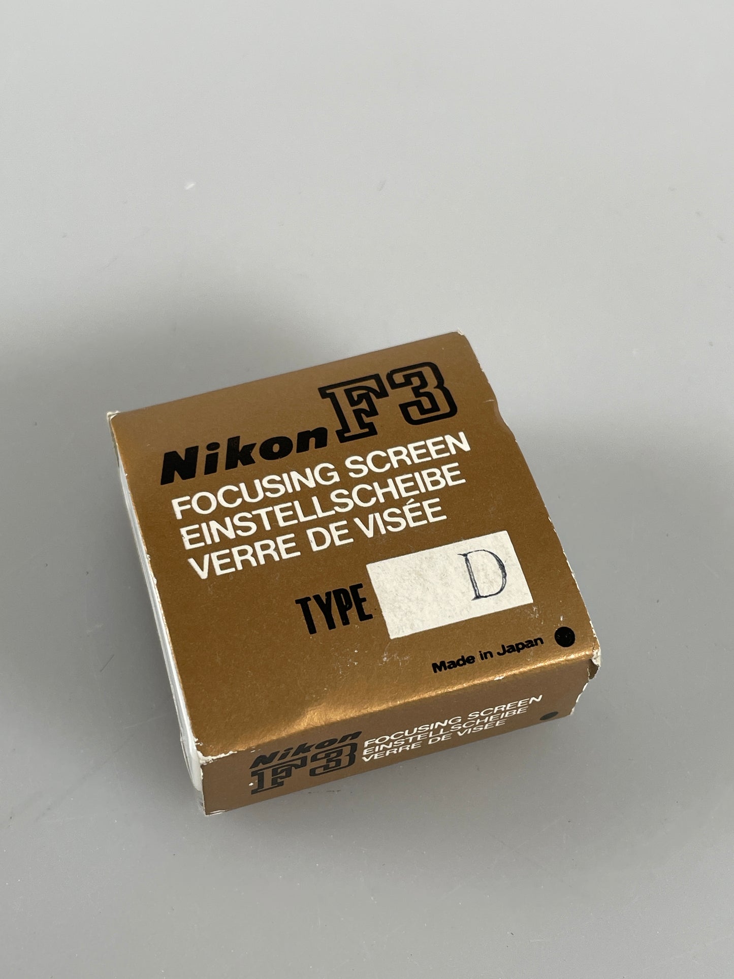 Nikon D Red Dot Matte Field Focusing Screen for F3