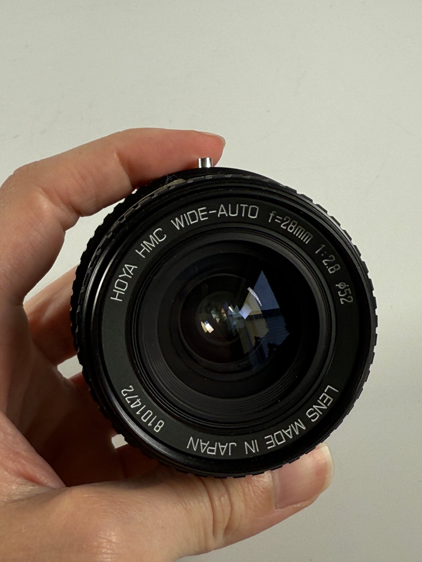 Hoya HMC Wide-Auto 28mm F2.8 Wide Angle Lens for Canon FD Mount, MF