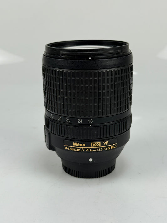 Nikon Nikkor AF-S 18-140mm f3.5-5.6 G ED VR DX Lens AFS