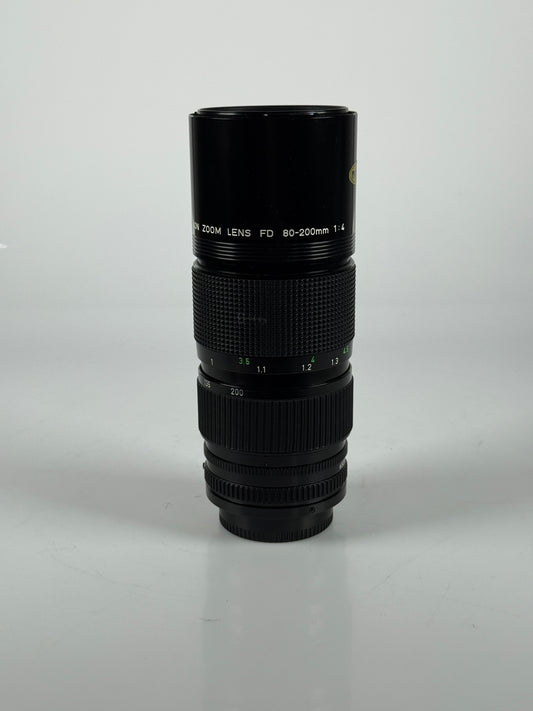 Canon FD 80-200mm f4 Telephoto Zoom Lens