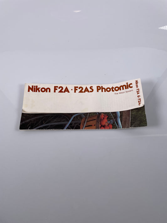 Nikon F2A F2AS Photomic Product Brochure