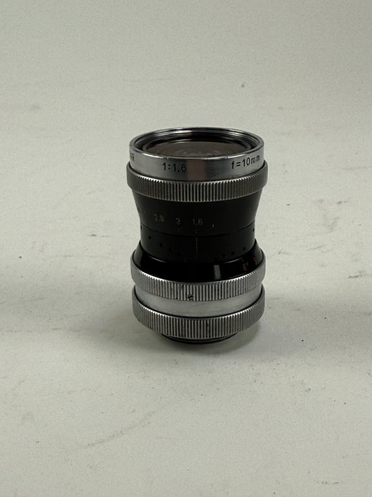 Kern-Paillard Switar 10mm f1.6 H16 RX C mount Cine Lens