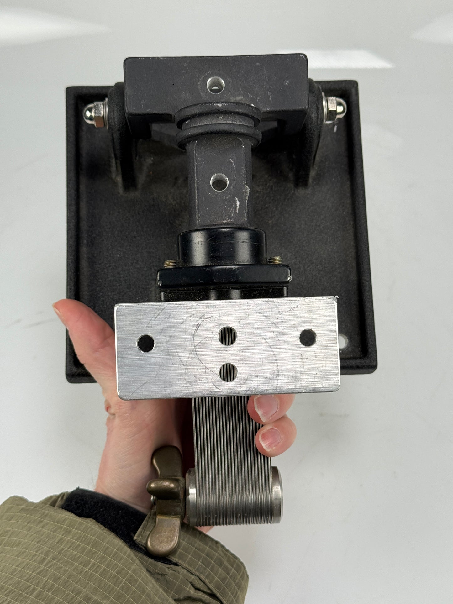 Ries wooden tripod double tilt head vintage