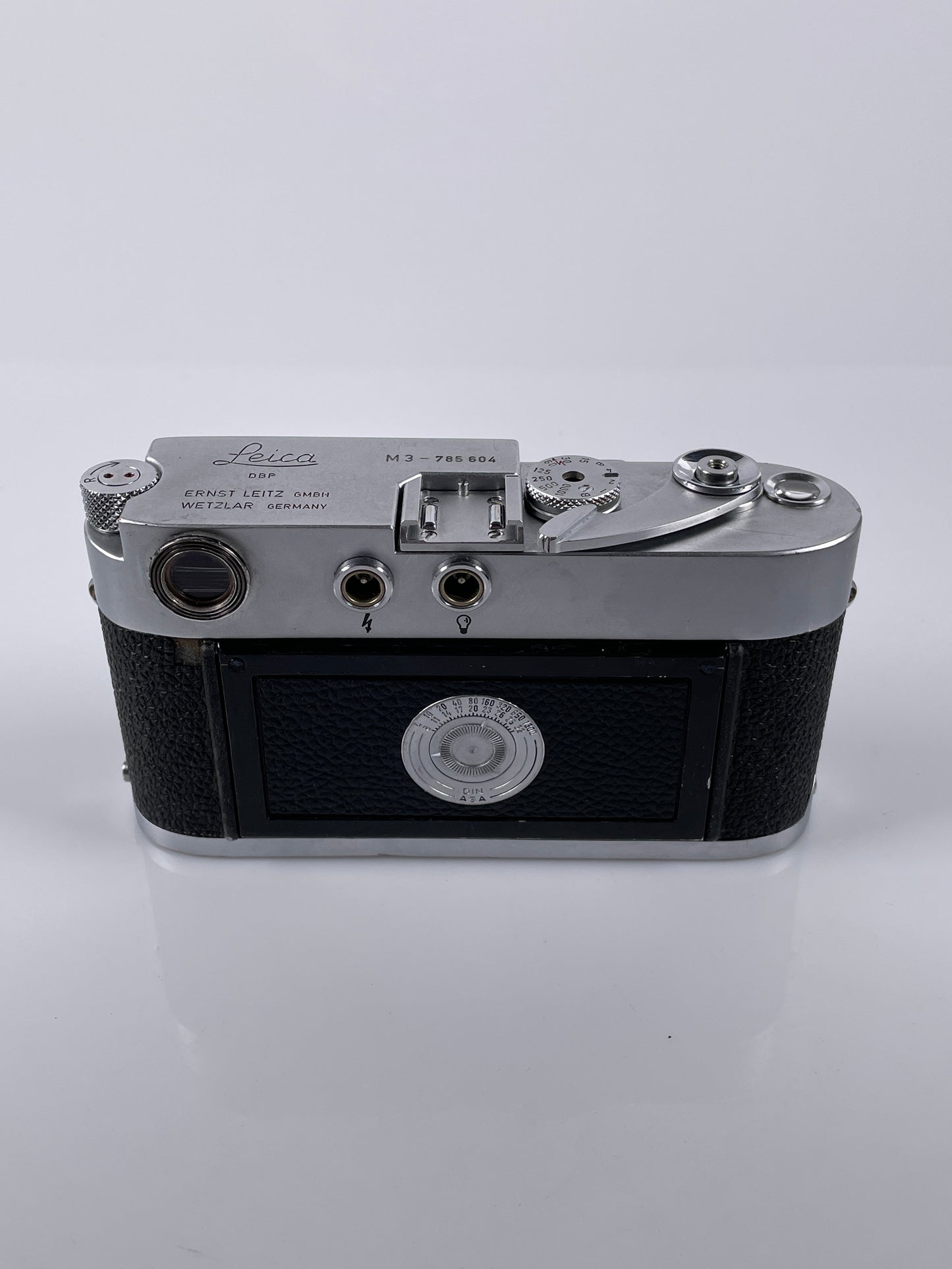 Leica M3 Single Stroke Rangefinder 35mm Film Camera Chrome SN:785XXX