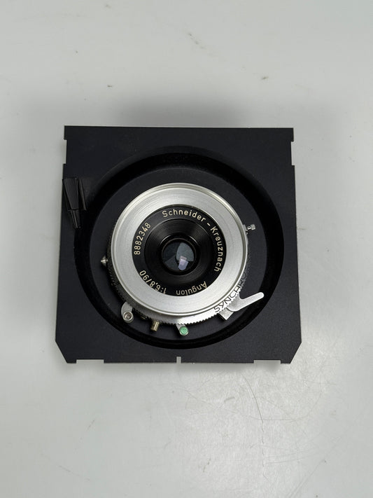 Schneider Kreuznach 90mm f6.8 Angulon Synchro-Compur B Shutter