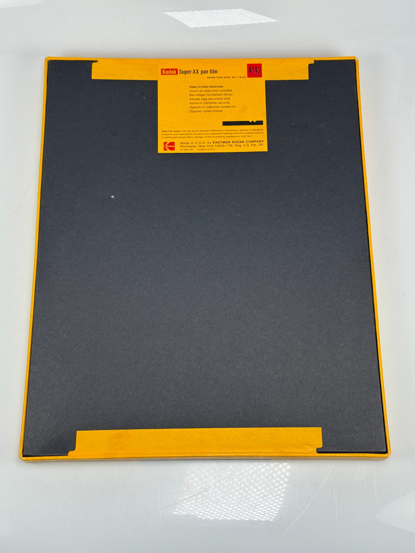 Expired 11X14 KODAK 4142 Super-XX Pan Large Format Film 10 Sheets 1980