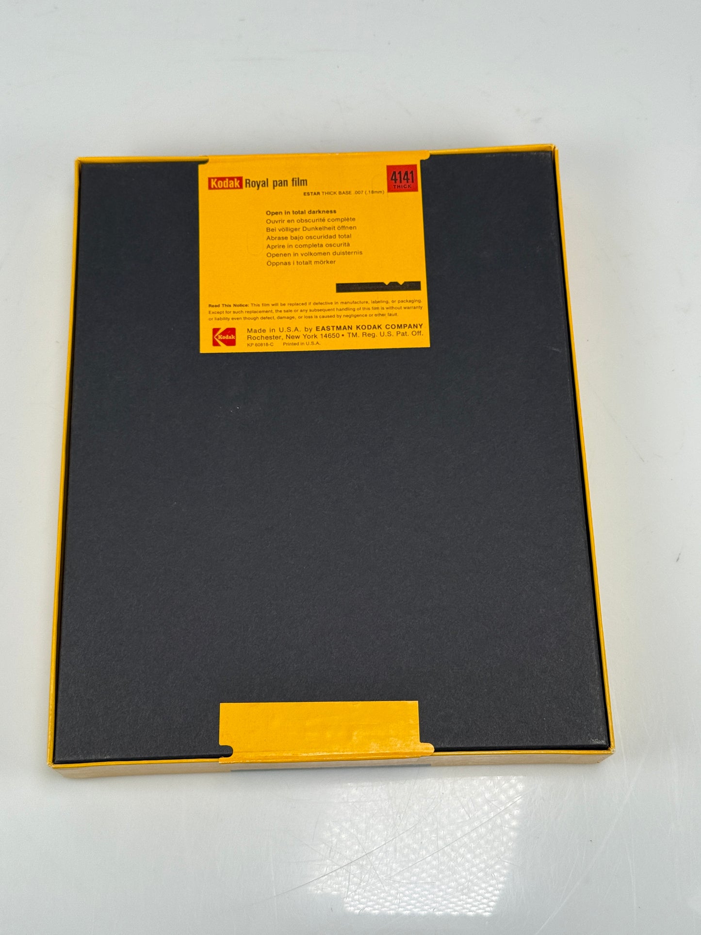 Expired 8x10 KODAK 4141 Royal Pan Large Format Film 50 Sheets 1981