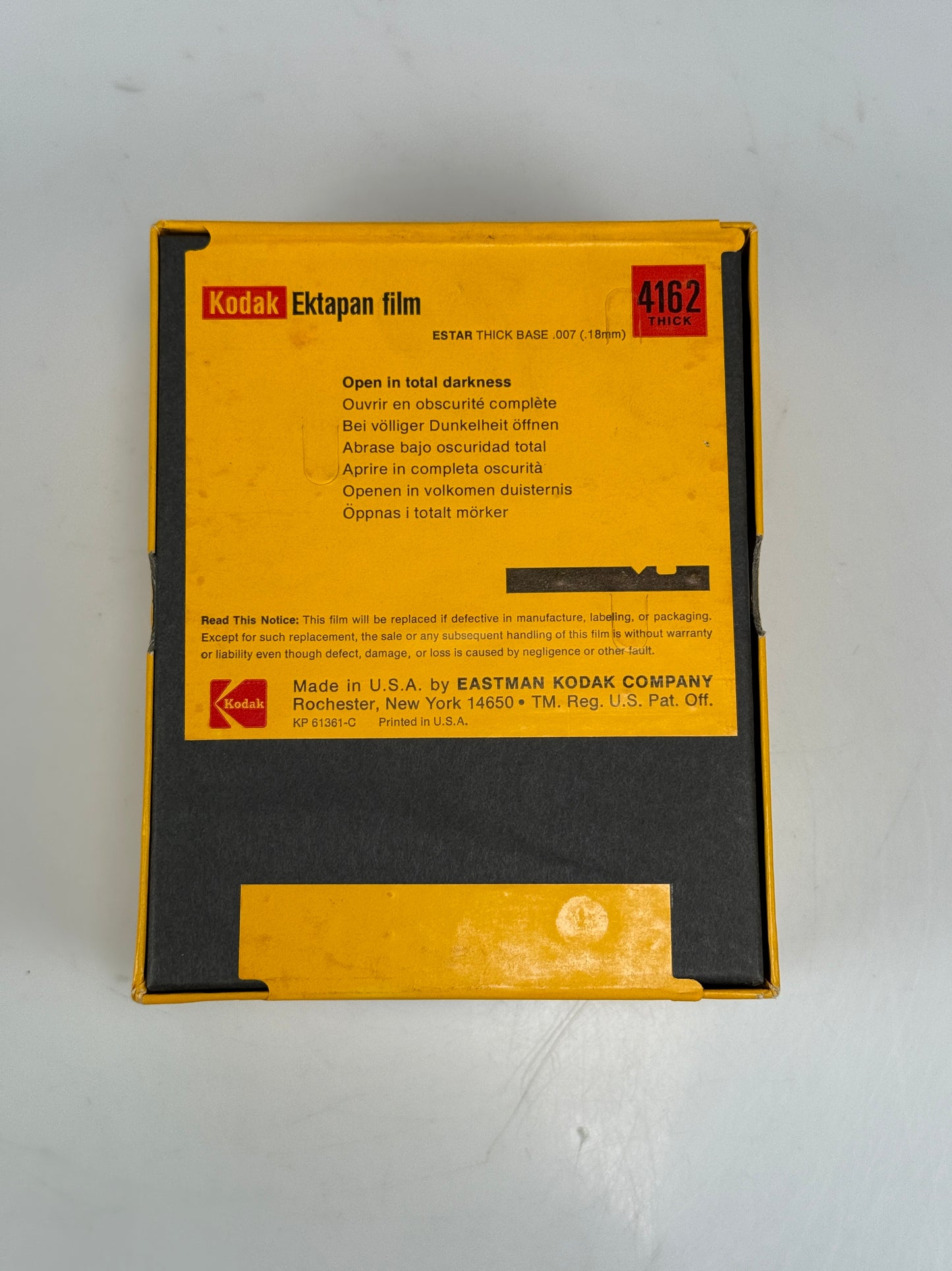 Expired 4x5 KODAK 4162 Ektapan Large Format Film 100 Sheets 1980