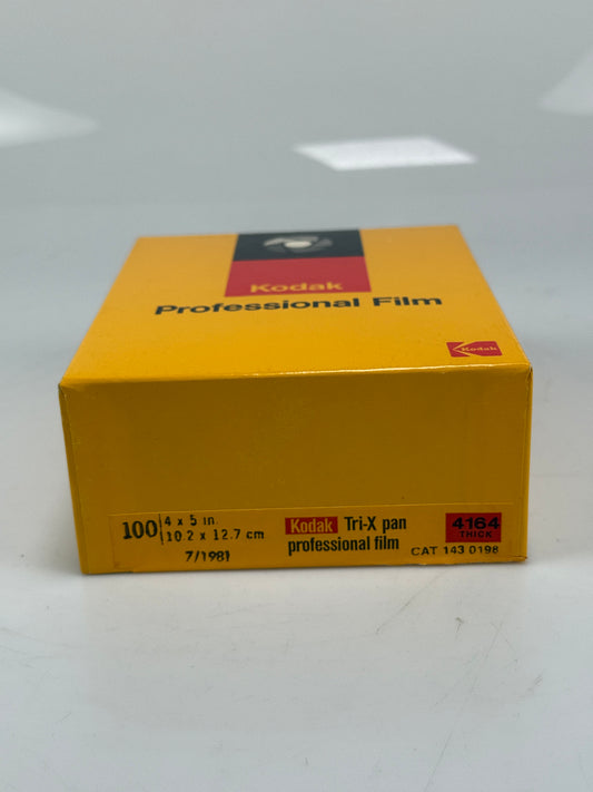 Expired 4x5 KODAK 4164 Tri-X Pan Large Format Film 100 Sheets 1981