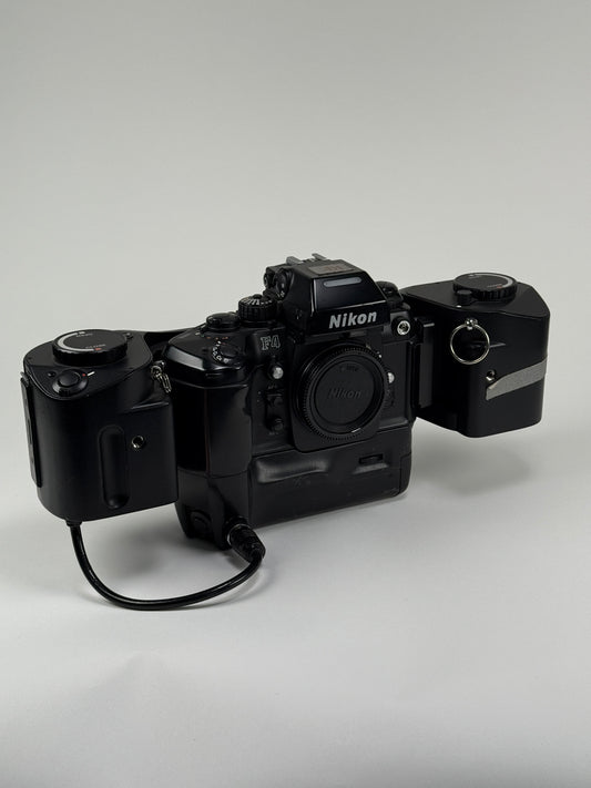 Nikon F4 Body with MF-24 250 Exposure Film Magazine Back Holder - Heinz Kluetmeier