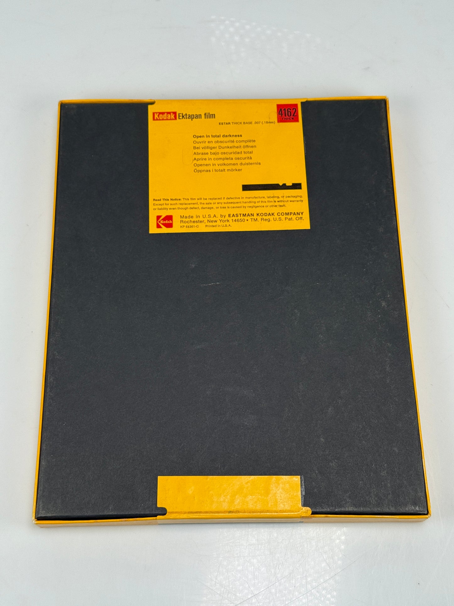 Expired 8x10 KODAK 4162 Ektapan Large Format Film 25 Sheets 1979