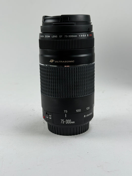 Canon EF 75-300mm f4-5.6 III USM Telephoto Zoom Lens Ultrasonic