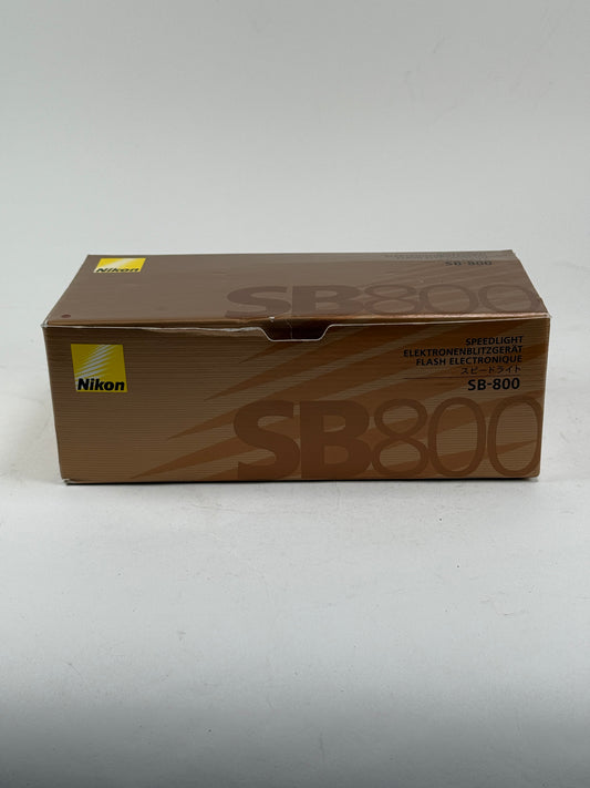 Nikon Speedlight SB-800 Shoe Mount Flash w/ battery extension