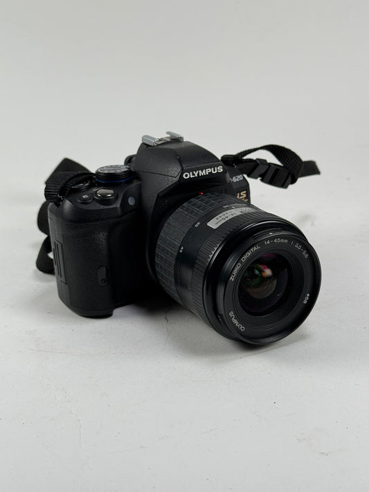 Olympus EVOLT E-620 12.3MP Digital SLR Camera - Black (Kit w/ 14-42mm Lens)