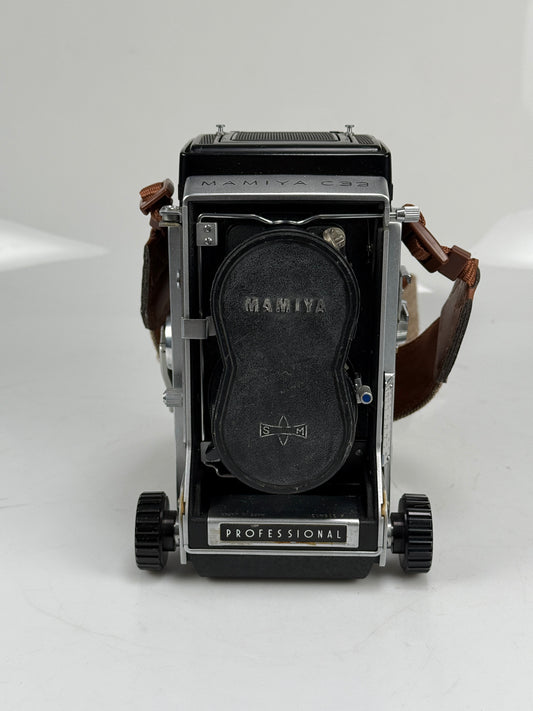 Mamiya C33 TLR medium format Film camera with 80mm f2.8 blue dot lens