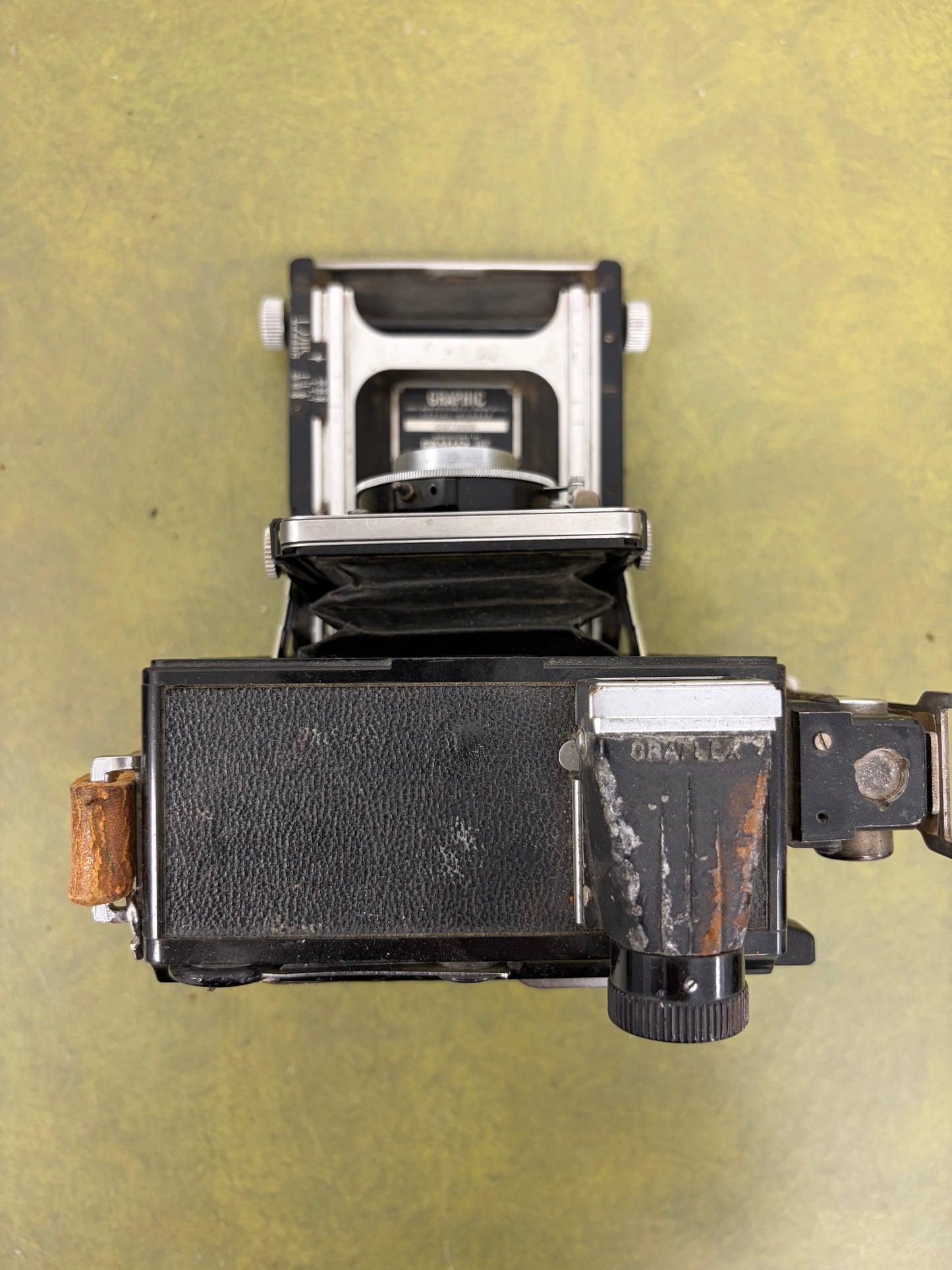 Graflex Century Graphic Baby 2x3 Kit Trioptar 103mm f4.5 lens