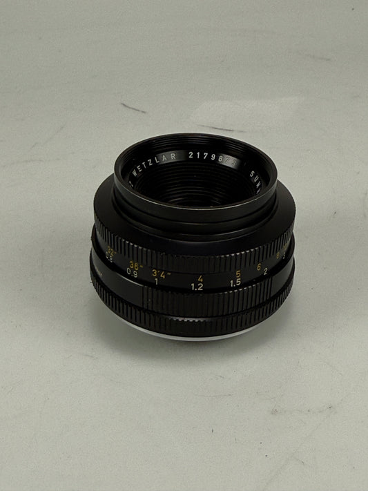 Leica 50mm f2 Summicron-R 1-Cam Lens