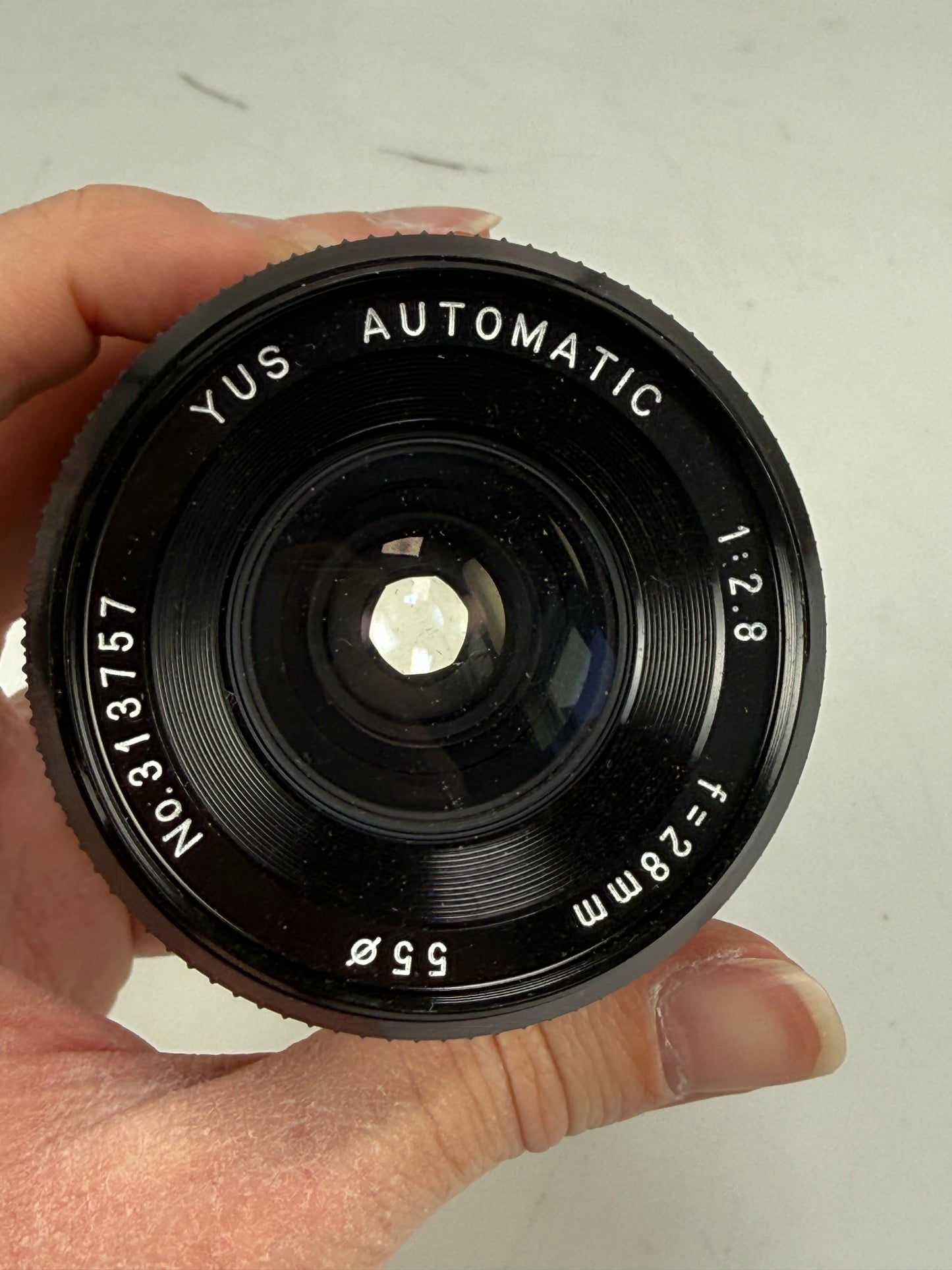 Yus Automatic 28mm f2.8 MF Lens C/Y contax yashica mount
