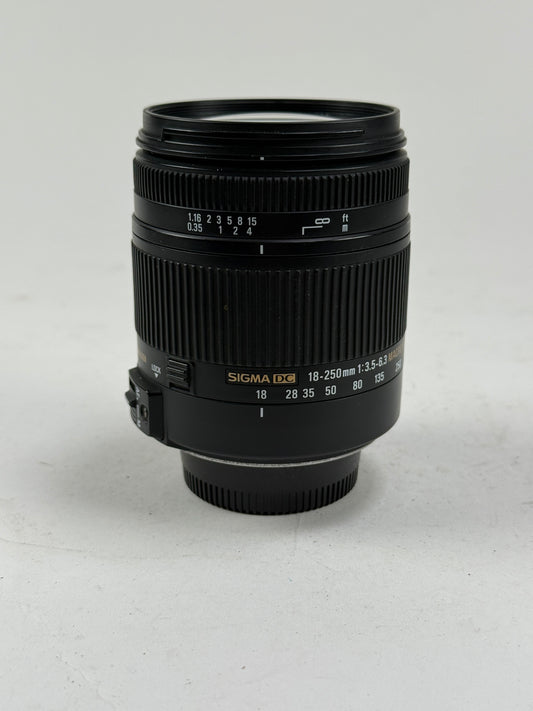 Sigma 18-250mm f3.5-6.3 DC MACRO OS HSM Lens 1015420 for Nikon F