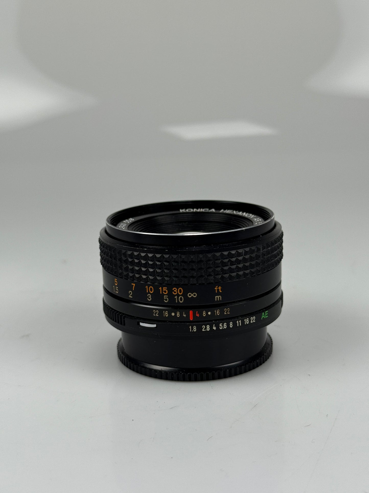 Konica Hexanon AR 50mm f/1.8 Lens For Konica Camera
