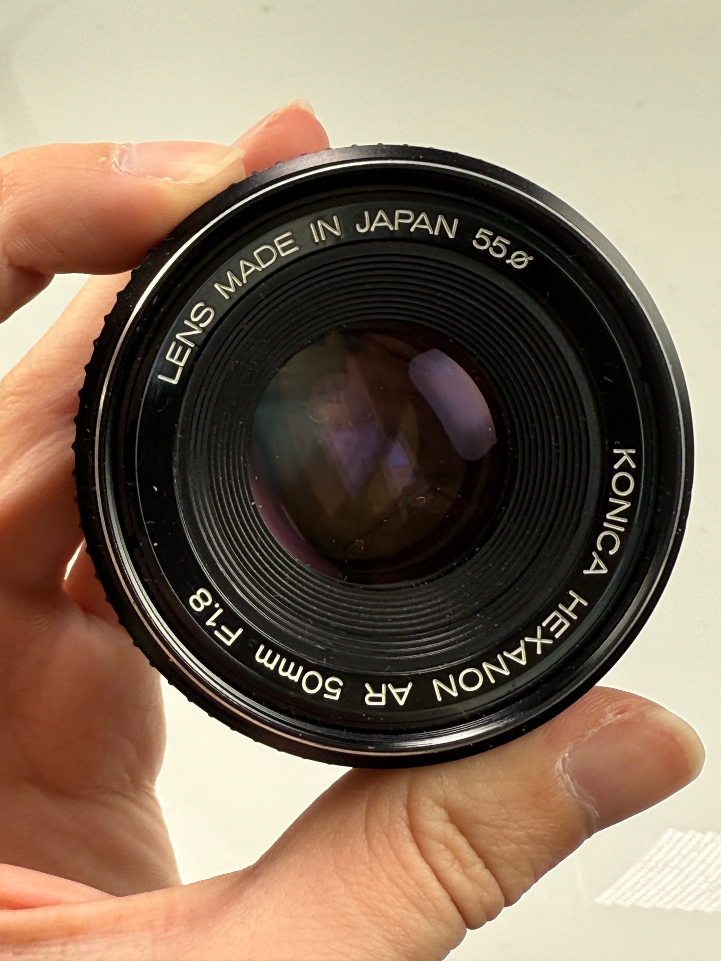 Konica Hexanon AR 50mm f/1.8 Lens For Konica Camera