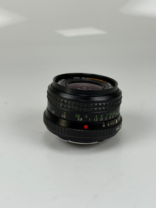 Minolta MD Rokkor-X 35mm f2.8 Prime lens