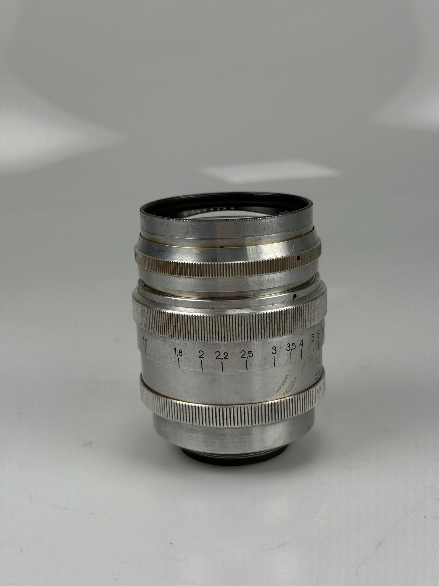 Jupiter-9 f2/85mm Red P USSR Soviet copy SONNAR Lens LTM