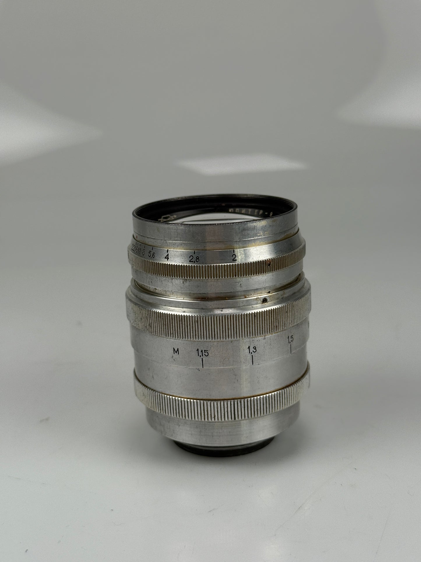 Jupiter-9 f2/85mm Red P USSR Soviet copy SONNAR Lens LTM